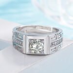 Diamond Cut Male Ring - Image 2