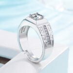 Diamond Cut Male Ring - Image 4
