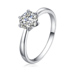 Diamond Cut Ring, Necklace and Earrings Suit - Image 2