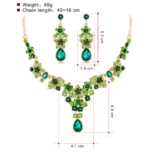 Necklace and Earrings for Bride with Premium Box - Image 3