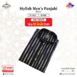 Stylish Men's Panjabi - Black