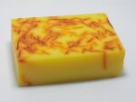 Saffron Goat Milk Soap -100gm Premium (Handmade) - Image 1
