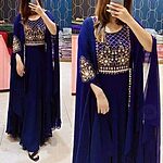 Jorjet with embroidery work readymade one pics - Image 2