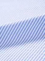The Stanton Broadcloth Dress Shirt - Lighter Blue Bengal Stripe - Image 4
