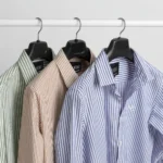 Full Sleeve Green, Brown and Blue Striped Shirt 3pcs Combo