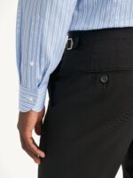 The Stanton Broadcloth Dress Shirt - Blue Fine Fancy Stripe - Image 4