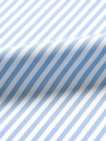 The Stanton Broadcloth Dress Shirt - Light Blue Wide Bengal Stripe - Image 5