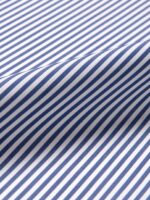 The Stanton Broadcloth Dress Shirt - Navy Bengal Stripe - Image 7