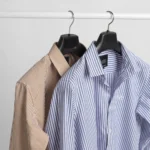 Full Sleeve Brown and Blue Striped Shirt 2pcs Combo