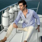 Blue Stripe Formal Shirt - Image 4