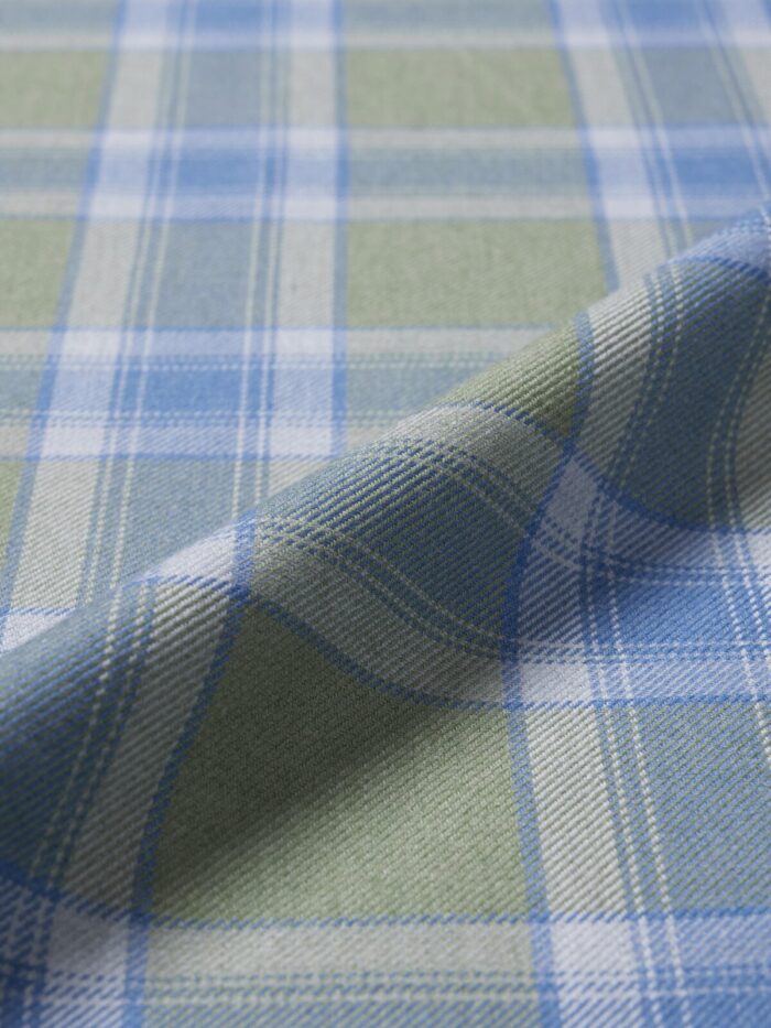 The California Plaid Shirt - Sage Slate and Grey - Image 4