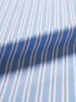 The Stanton Broadcloth Dress Shirt - Blue Fine Fancy Stripe - Image 5
