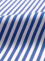 The Stanton Broadcloth Dress Shirt - Royal Blue Wide Bengal Stripe - Image 4