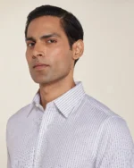 White & Black Striped Shirt