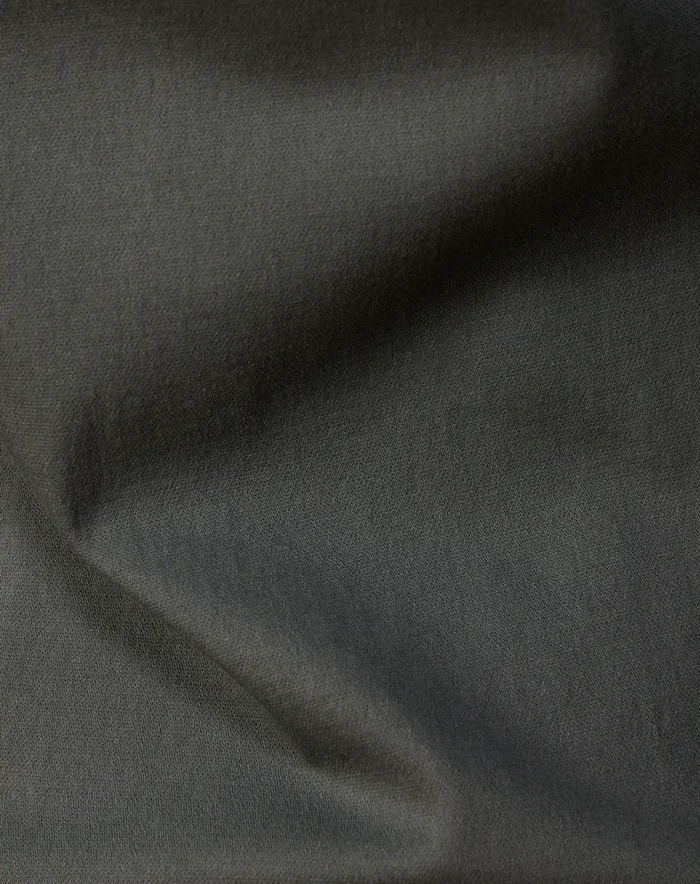Olive Washed Dobby Denim Shirt - Image 5