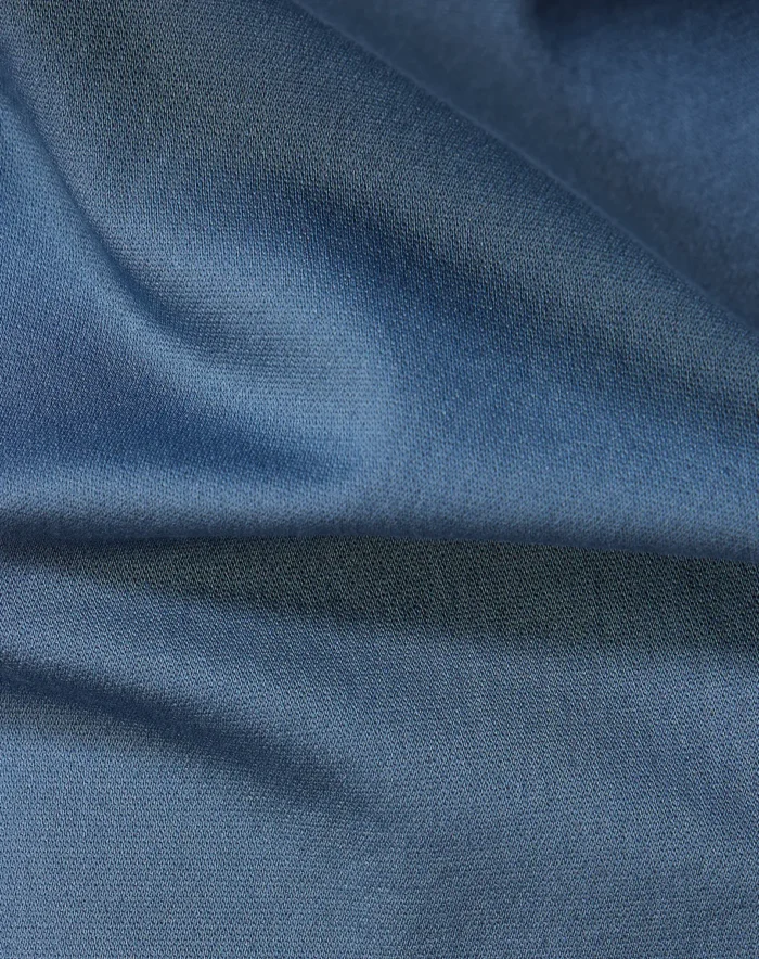 Teal Washed Dobby Denim Shirt - Image 5