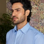 Giza Cotton Light Blue Twill Shirt