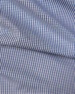 Giza Cotton Navy Twill Striped Shirt - Image 5